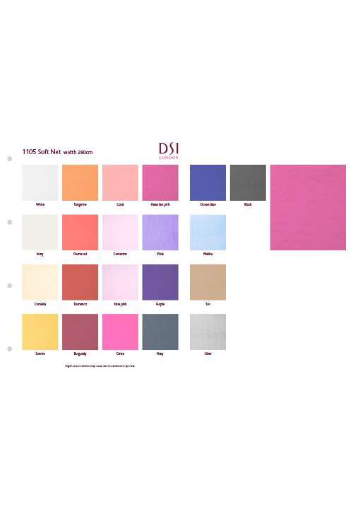 DSI SA/1105 Soft Net Swatch Card